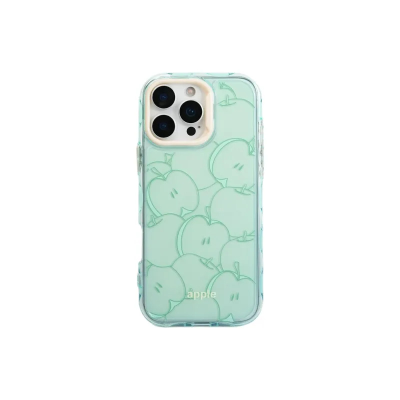 Sopi Acrylic Material Mint Green Full Screen Apple Phone Cases Compatible With IPhone 16/15 Pro Max/Apple 13/14 Pro/Max-0