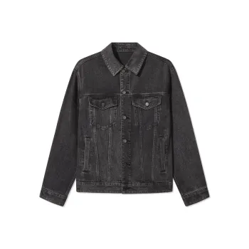 Cabbeen Jackets Coats Men's Coal Black