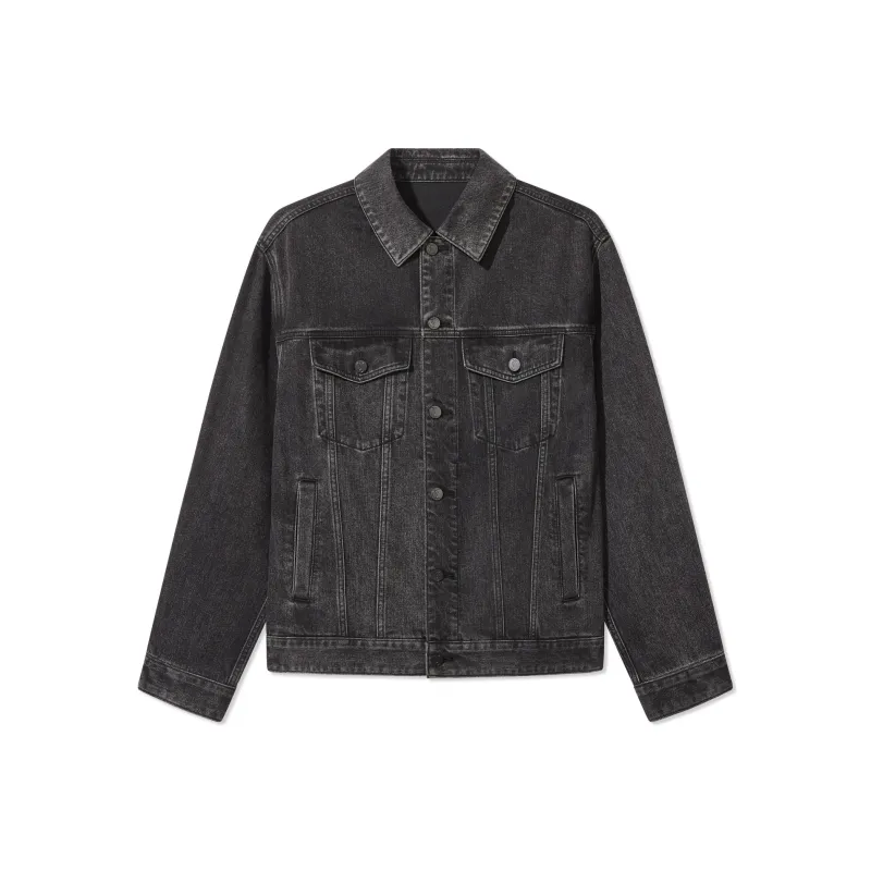 Cabbeen Jackets Coats Men's Coal Black-0