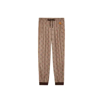 GUCCI x Disney Knitted Sports Pants Men's Brown