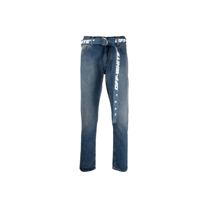 OFF WHITE FW21 Jeans Men Blue-0