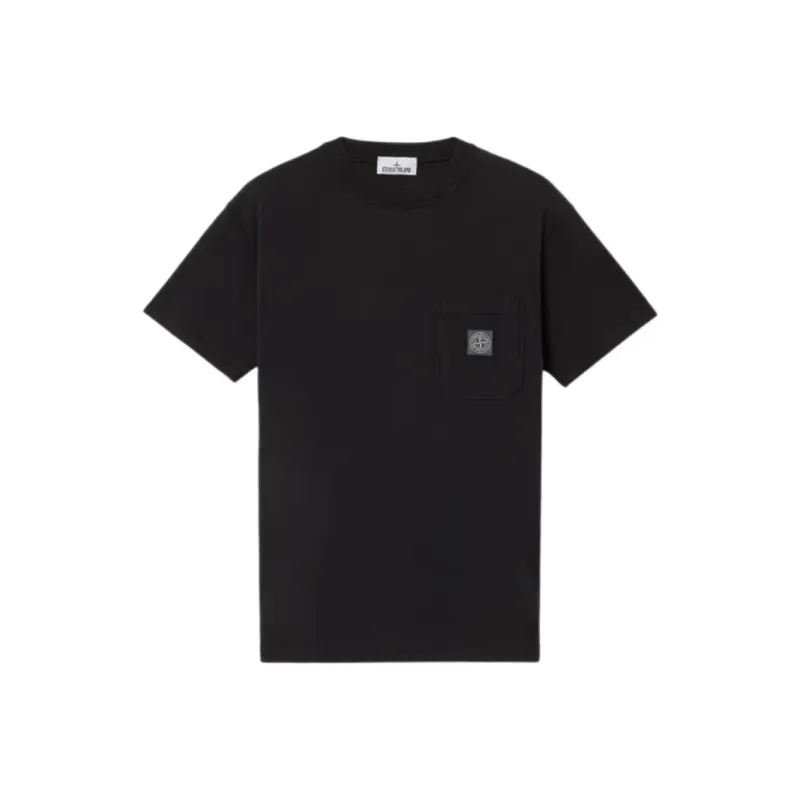 STONE ISLAND Compass appliqué T shirt-0
