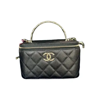 CHANEL Chain Box Bag, Shoulder Bag, Crossbody Bag, Handbag Women's Black