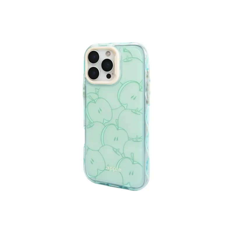 Sopi Acrylic Material Mint Green Full Screen Apple Phone Cases Compatible With IPhone 16/15 Pro Max/Apple 13/14 Pro/Max-2