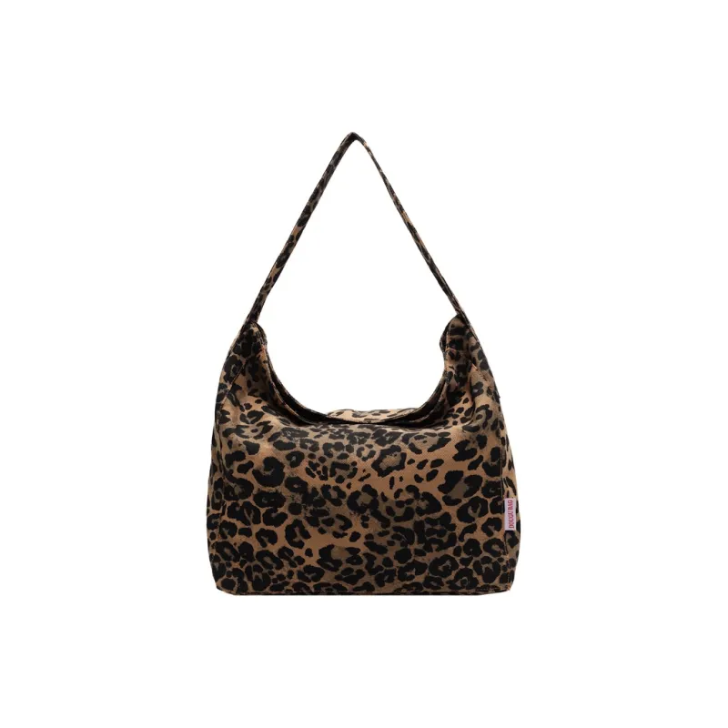 LEXI Fabric Shoulder Bag Women's Leopard Print/Black-0