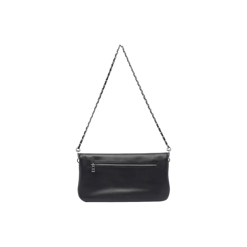 Zadig & Voltaire Graffiti Printed Fold Over Shoulder Bag-2