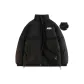 [Windproof Placket]Black