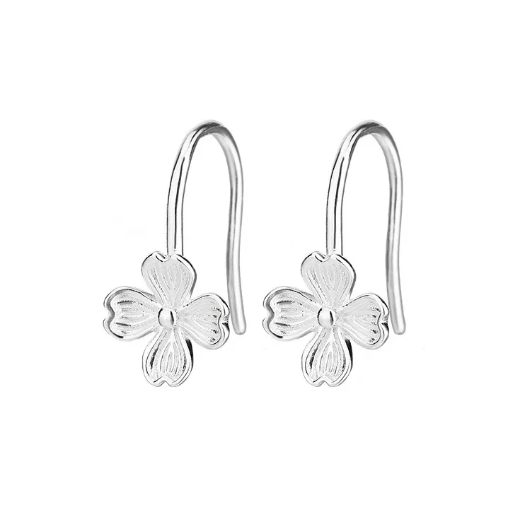 QUIET LOVE Sterling Silver Stud Earrings Women's-0