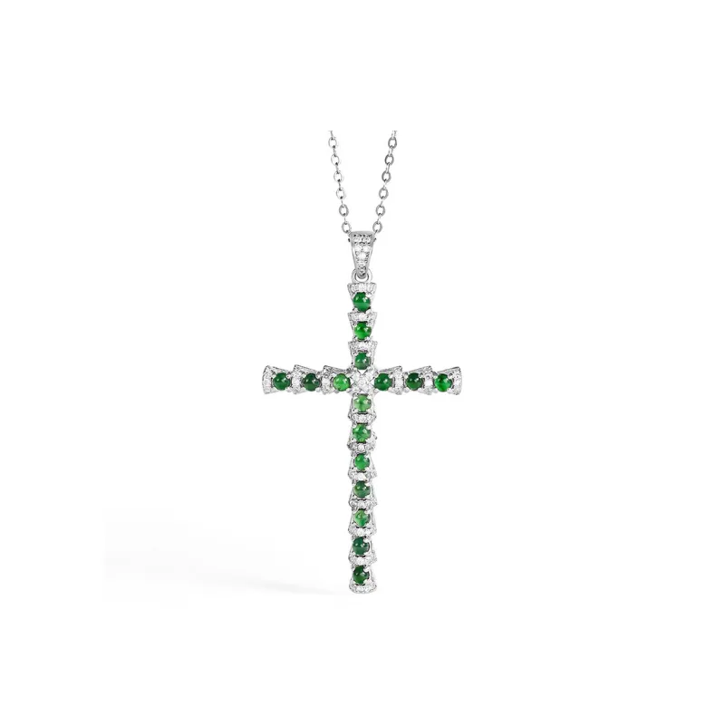 Royal Dragon Mirror Ice Glutinous Necklaces Women's-0