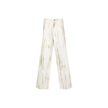 EMPORIO ARMANI Abstract print Cotton Jeans