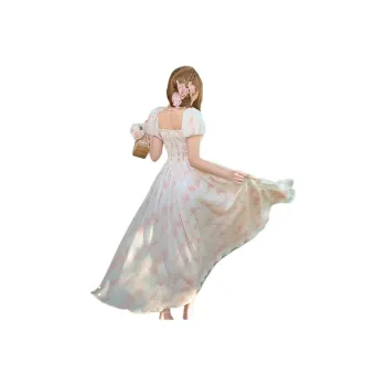 The Temptation Of The Muse Short Sleeved Dress Women's Multicolor
