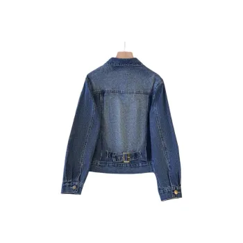 Mu Xiao Xin Denim Jacket Women's Blue