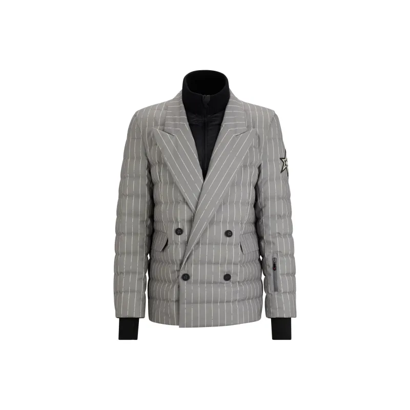 HUGO BOSS x PERFECT MOMENT Collaboration Padded Jacket With Zipped Inner Jackets Coats Men's Gray-0
