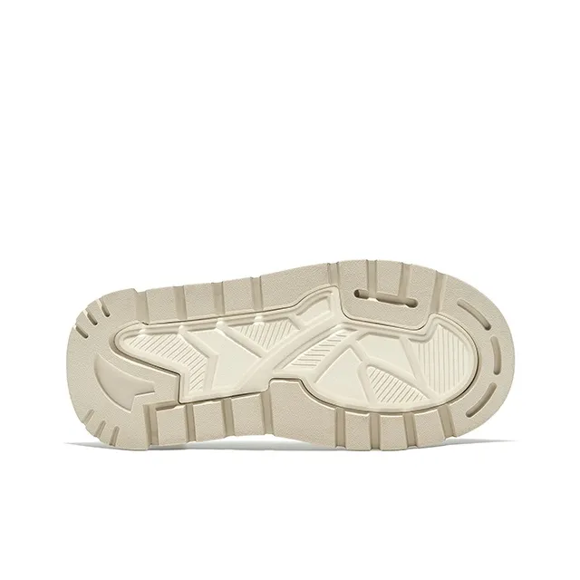 HR Mid Top Skateboard Shoes Women's White-4