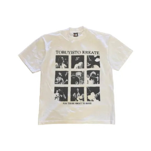 / T Shirts Unisex 3A Twin Yarn 100% Cotton 260g White
