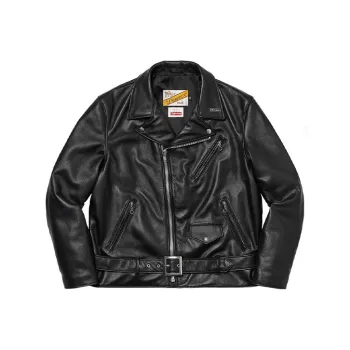 Supreme Schott The Crow Perfecto Leather Jacket