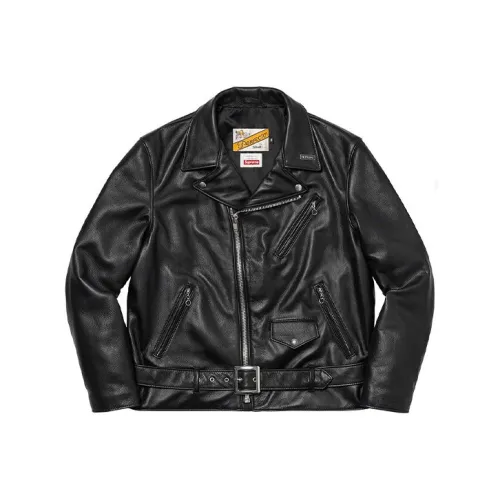 Supreme Schott The Crow Perfecto Leather Jacket
