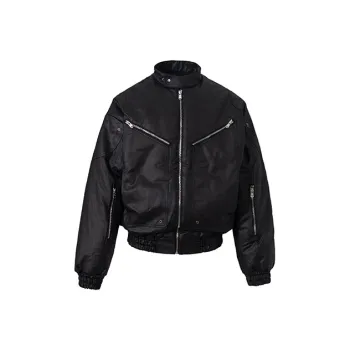 P.M.W Jackets Coats Unisex Black