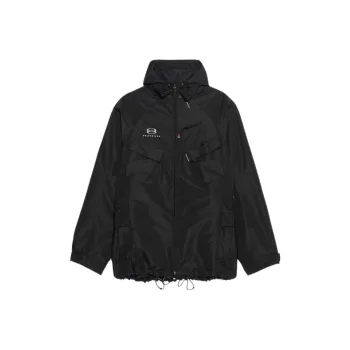 Balenciaga Parka Coats Men Black