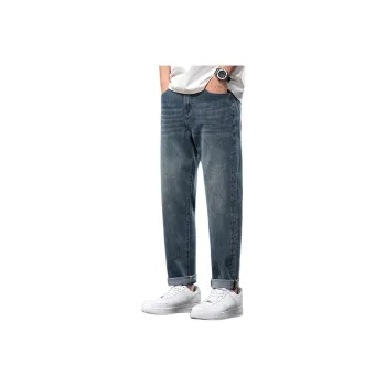 Tonlion Jeans Unisex Vintage Blue