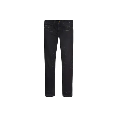 SAINT LAURENT Jeans Men Black