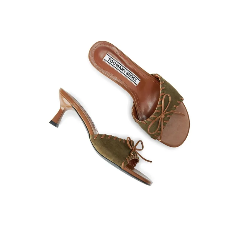 TOOMANYSHOES Slide Slippers Women's-19