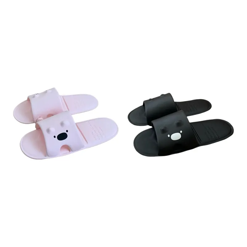 SHIGUDE Home Slippers Unisex, Black-30
