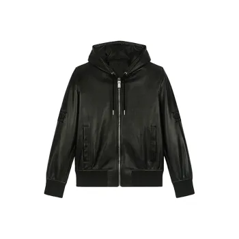 Givenchy Leather Jackets Men Black