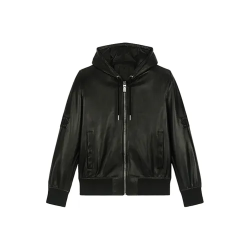 Givenchy Leather Jackets Men Black