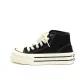Black with White Stitching