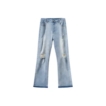 PILOTDRAGON Bootcut Jeans Unisex Blue