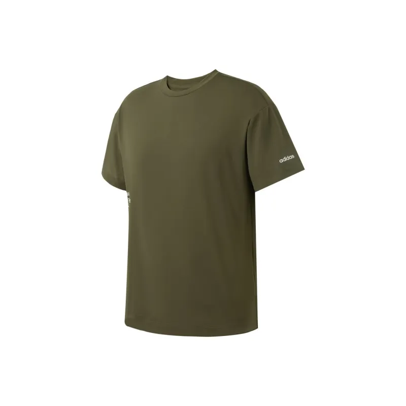 Adidas T-Shirts Rock Olive GreenGender Neutral-0