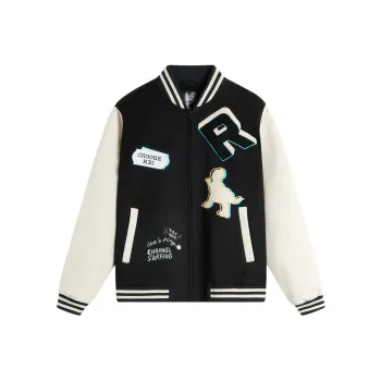 LiNing x Disney Jackets Coats Men's Black Rubble Gray
