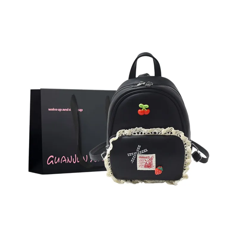 Champion Cub PU Backpack Women's Ecru/Pink/Blue/Black-12