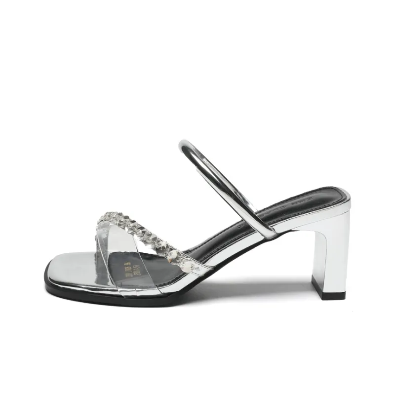 ZHR Rhinestone Slip Resistant Slide Slippers Women's-7