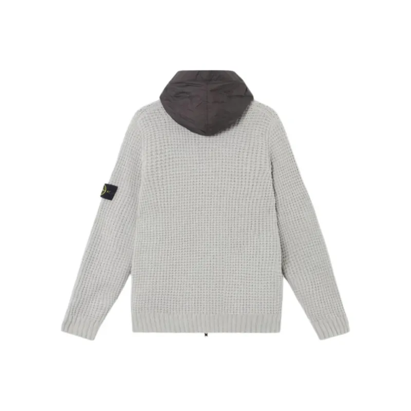 STONE ISLAND Logo Cardigan-1