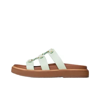 CELINE Slide Slippers Women's Green