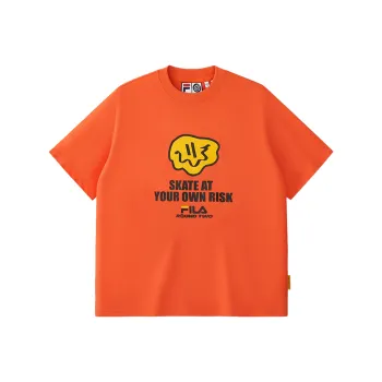 FILA FUSION x ROUND TWO SS25 T Shirt Men's Falling Flower Orange or