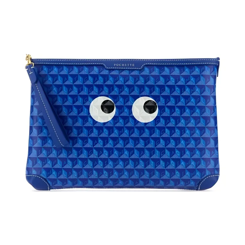 Anya Hindmarch Fabric Clutch Unisex Blue-0