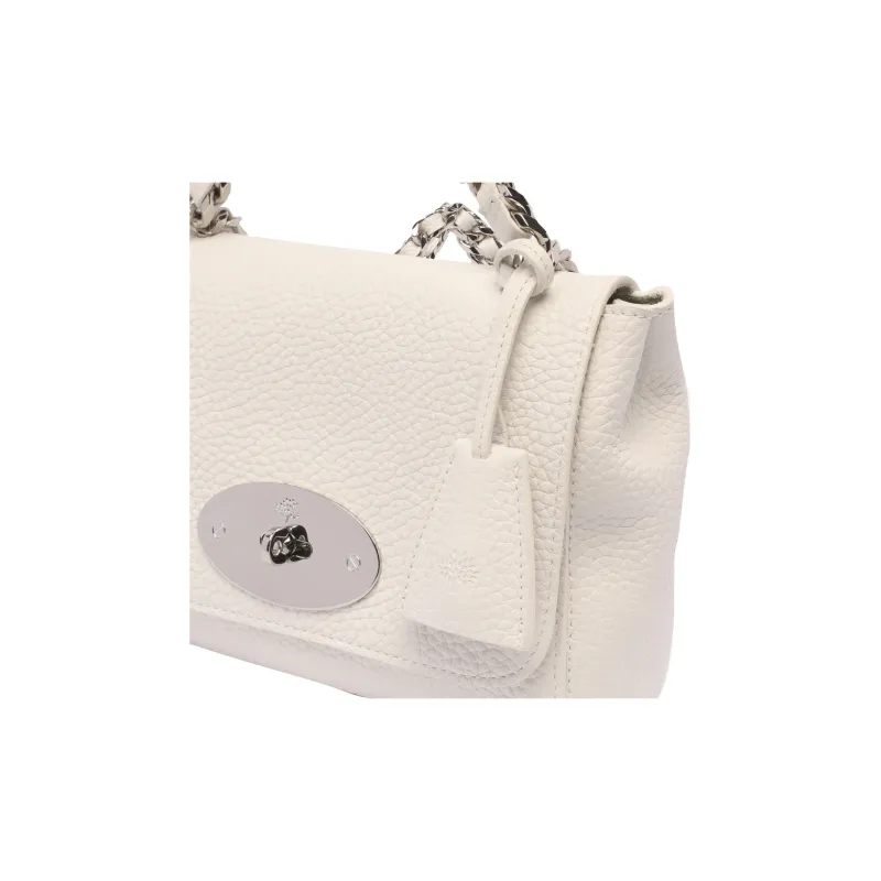 Mulberry Lily Calfskin Handbag Shoulder Bag Crossbody Bag Women's White-2