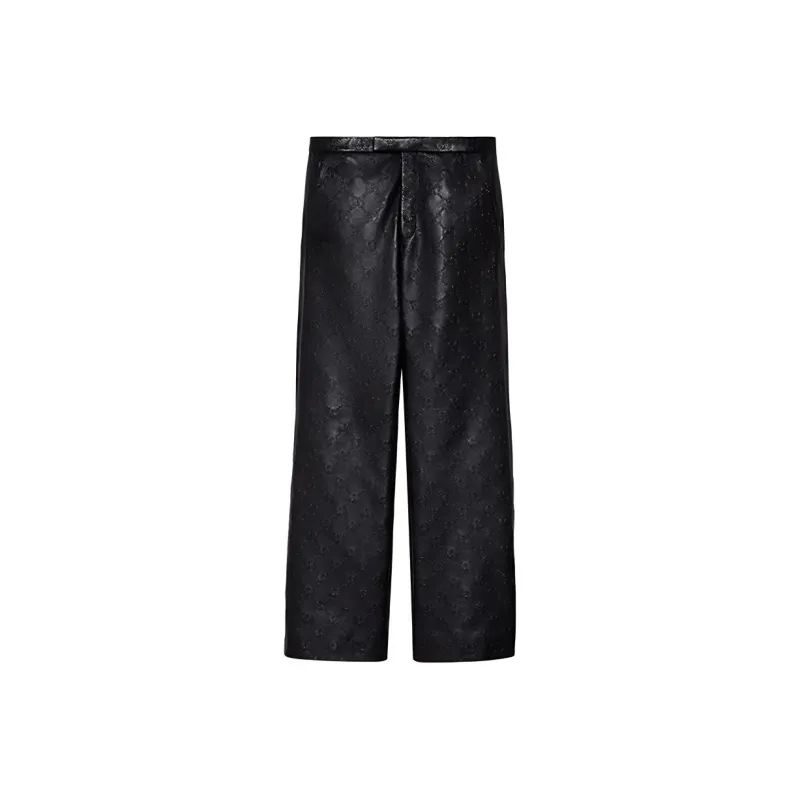 GUCCI Gg Leather Pant-0