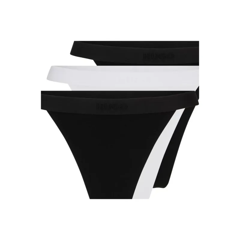 HUGO BOSS Triple-Pack Of String Briefs In Stretch Modal Underpants Women's 3 Pack-1