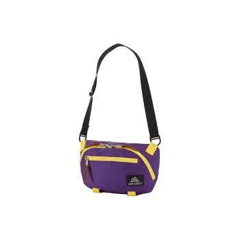 GREGORY Nylon Messenger Bag Shoulder Bag Medium Size Unisex Purple & Yellow