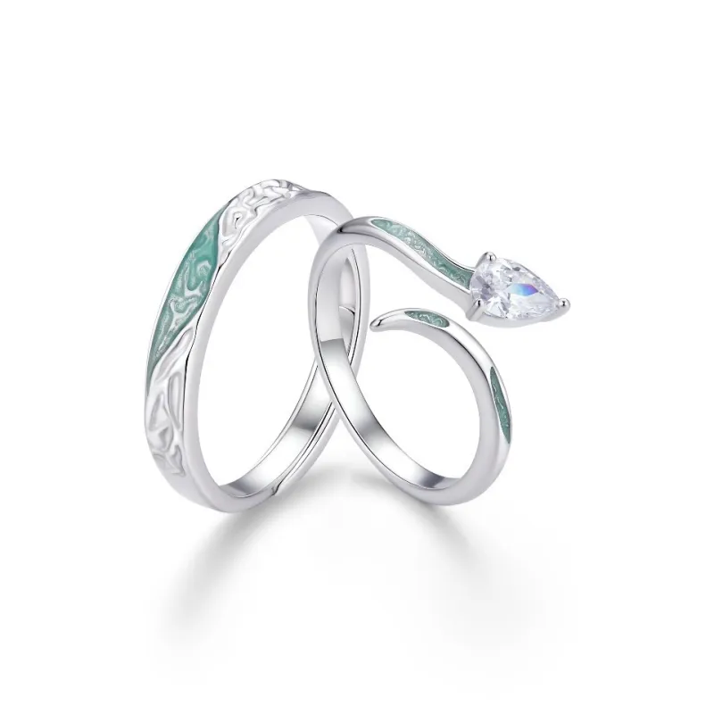 KILOH 925 Sterling Silver Rings Unisex-0