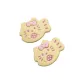 Yellow Acrylic Butterfly Small Fish Hair Clip 1 Pc