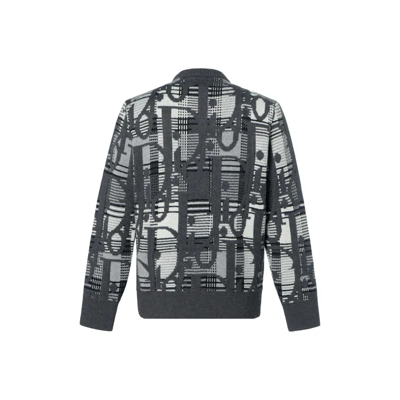 DIOR Quarterly New Products Sweaters Men Gray-1