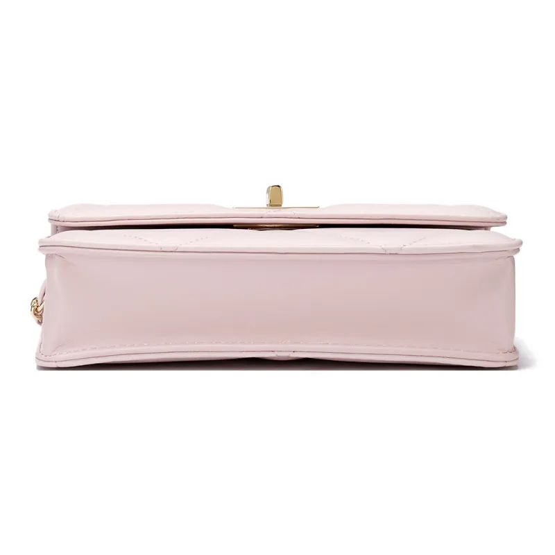 ROBERTA DI CAMERINO Sheepskin Shoulder Bag Women's Black/Pink-9