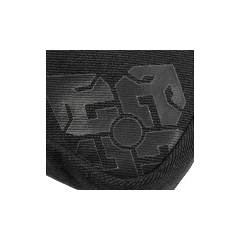 EVISU Cotton Shoulder Bag, Crossbody Bag Unisex Black-3