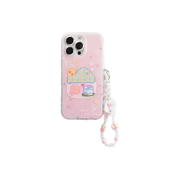 Wei Xin Acrylic Material Foundation Little House Phone Cases Compatible With IPhone 16/15 Pro Max/Apple 13/14 Pro/Max