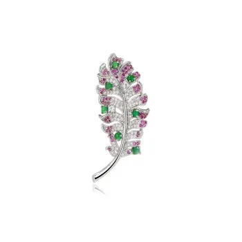 Mofei High Ice Jade Brooches Women's